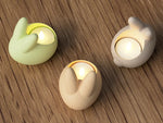 Påskehare LED-fyrfadsholder