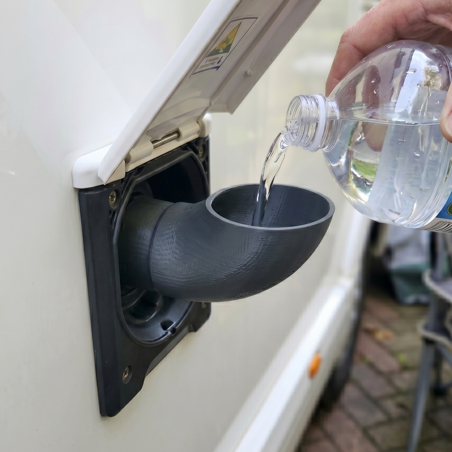 WaterFill - påfyldningstragt til autocamper og campingvogn