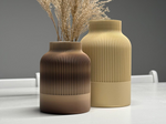 Ribbed Vase