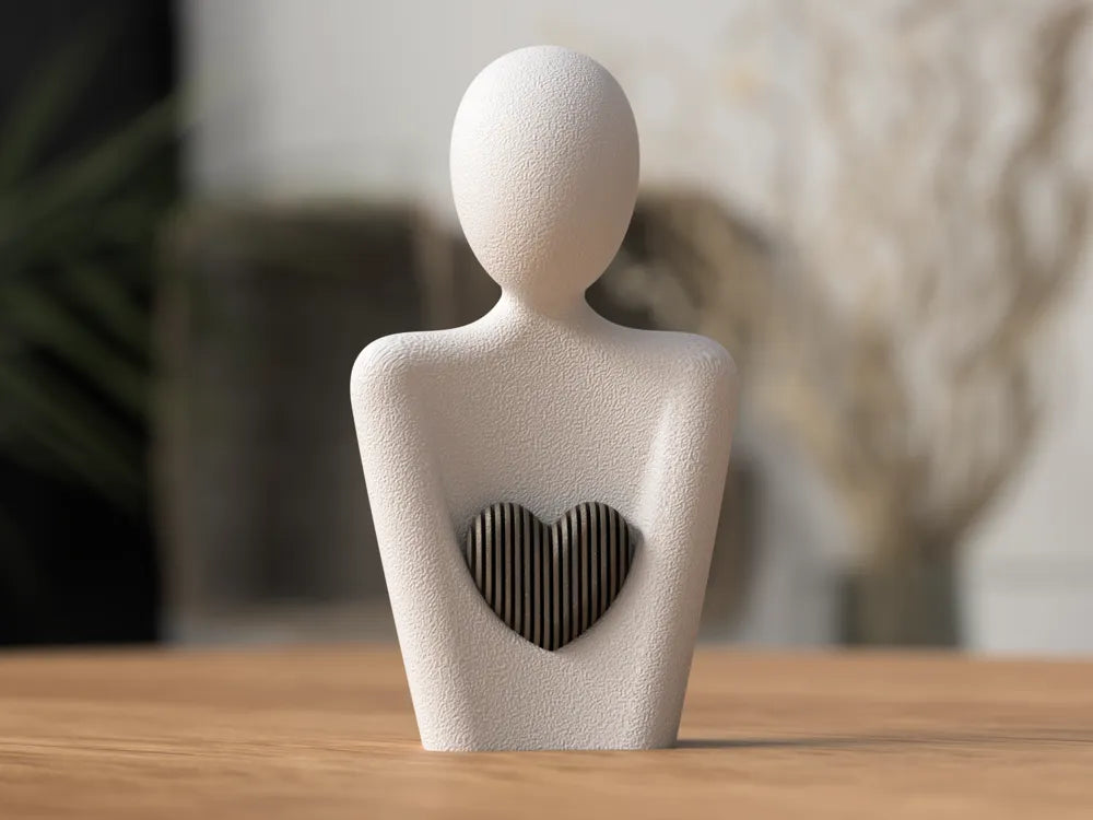 Mors Hjerte - Moderne Designskulptur