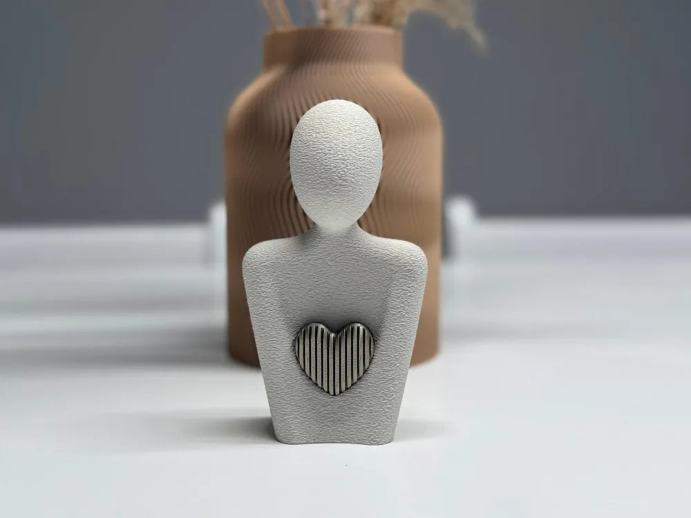 Mors Hjerte - Moderne Designskulptur